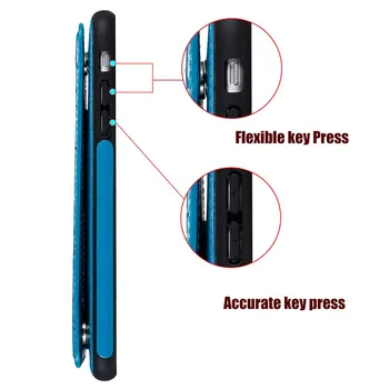 Anti-Spusti Ultra-Tanko Denarnico Primeru Za iPhone SE XS Max XR X 8 7 6 Plus 11 Pro Max Mobilni Telefon 6 Mačka Glavo Lupini Primeru Zajema