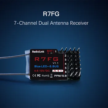 Dodatki Najnovejši Radio-Link R7FG ZA 2,4 GH 7CH Sprejemnik Za RC RC6GS/RC4GS/RC4G/RC3S/T8FB 518