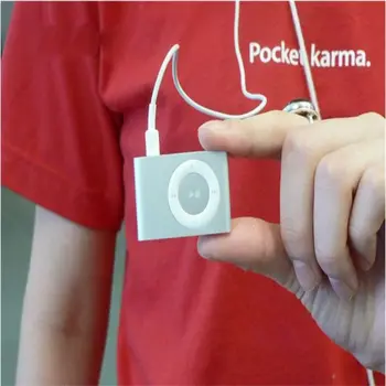 MP3 Pisane Mini Mp3 Predvajalnik Glasbe Mp3 Predvajalnik Mikro TF Reža za Kartico USB MP3 Šport Predvajalnik, USB vhod