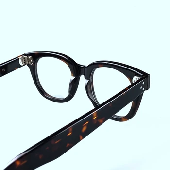 Optičnih Očal okvir Moških Johnny Depp Očala Ženske blagovne Znamke Letnik Acetat Očal okvir Računalnik Pregleden Eyeglass Q321