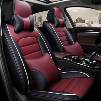 Polna Pokritost Eko-usnja auto sedeži pokriva PU Usnja, usnjenih Avtomobilskih Sedežnih prevlek za bmw x1 (e84 f48 x3 e83 f25 g01