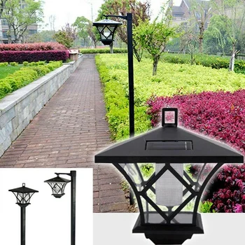 1,5 M, LED Sončno energijo Tradicionalni Vrt Svetilko mesto Lamppost Luč Svetlobe Dekor
