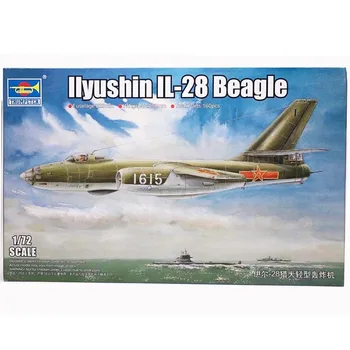 1:72 Ilyushn Il-28 Beagle Light Bomber Vojaških Letal Plastičnih Skupščine Model Igrača