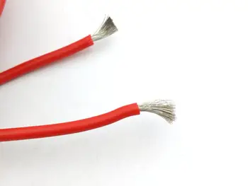 1 Kolut 10 M Rdeče barve visoke kakovosti 16 AWG Silikonski Wire Gauge Fleksibilno Silikonsko Žice