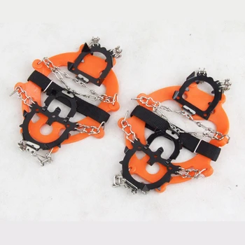 1 Par Anti-slip Paketu Dereze Strokovno 12-točka Elastična Jekla Ledu Gripper Enhanced Snow Board, Smučanje Plezanje Ice Claw