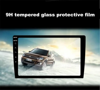 10.1 Palčni avtoradio, avto DVD GPS Navigacija Kaljeno Steklo Zaščitno folijo Nalepke 9H Kaljeno Steklo Screen Protector