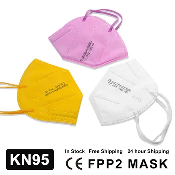 10-100 kozarcev ffp2 Masko KN95 ce Obrazne Maske Filter, maske Proti Prahu, Ponovno Usta Masko FFP2mask KN95mask mascaras mascarilla