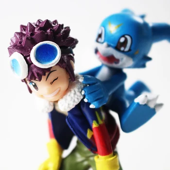 10 cm Novega Prihoda Anime Digimon Avanturo 02 Daisuke Motomiya & V-pon Figur PVC Dejanje Slika Zbirateljske Model Igrače Lutka