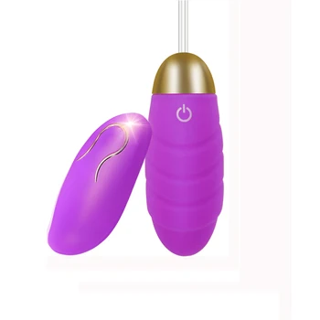 10 Hitrost Klitoris Stimulator USB Obdavčljivi Daljinski upravljalnik z vibriranjem Bullet Jajca Vibrator Izdelke, povezane s spolnostjo Sex Igrače za Ženske, Moške