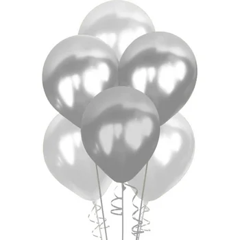 10 kosov kovinskih balon vse barve rdeča, modra bela, rumena srebrna / 12 inch 30 cm kakovost barve latex balon