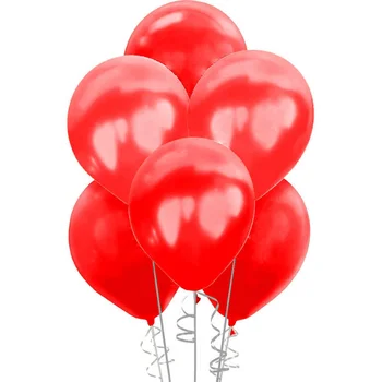 10 kosov kovinskih balon vse barve rdeča, modra bela, rumena srebrna / 12 inch 30 cm kakovost barve latex balon