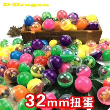 100 kos/ vrečko kapsule žogo 65mm/75 mm kapsule kritje multicolor krog sase prazno plastično žogo za Igrača Prodajni avtomat