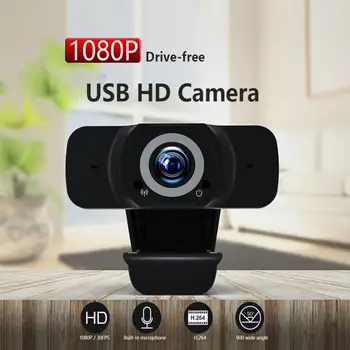 1080P HD Web Kamera Z Mikrofonom USB spletnih kamer, Računalnik, Kamera Za prenosne in namizne računalnike Android TV Video klice