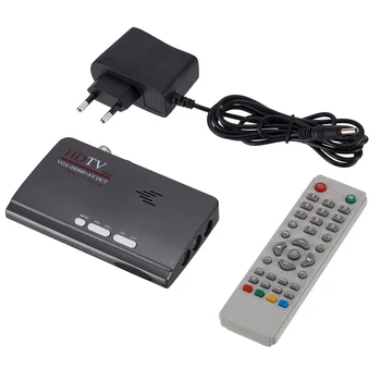 1080P HDMI DVB-T, DVB-T2 TV Sprejemnik Sprejemnik DVB T/T2 TV Box VGA AV CVBS digitalni HD Satelitski sprejemnik, Z Daljinskim upravljalnikom