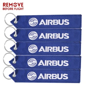 10PCS AIRBUS Keychain Avto Vezenje A320 Letalstva Key Ring Verige za Letalstvo Darilo Oznake Pašček Napeljite llavero coche sleutelhang