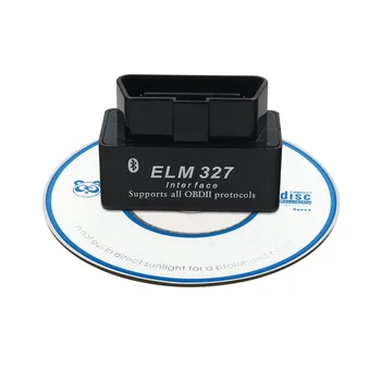 10PCS/Veliko OBDII Optičnega ELM327 1.5 Avto Orodje za Diagnostiko, BREST 327 PIC18F25K80 Bluetooth V1.5 ELM327 OBD2 Bluetooth Bralnik kod V1.5