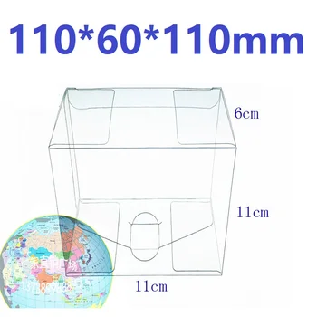 11*W*11 cm Jasno Kvadratnih PVC Box Prozorni Plastični Poroko Sladkarije BoxProducts Diaplay Škatle Embalaža Gift Box Stranka Dobave