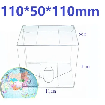 11*W*11 cm Jasno Kvadratnih PVC Box Prozorni Plastični Poroko Sladkarije BoxProducts Diaplay Škatle Embalaža Gift Box Stranka Dobave