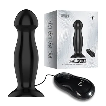 12 Hitrosti Analni Vibrator za G Spot Prostate Massager Odprtino Anusa Butt Plug Analne Kroglice Erotično BDSM Spolnih Igrač za Moške in Ženske