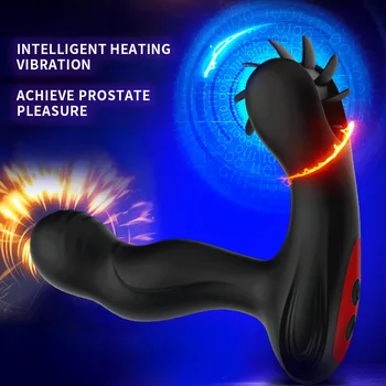 12 Hitrosti za ponovno Polnjenje OMYSKY z vibriranjem Prostate Massager Butt Plug Analni Vibrator Spolnih Igrač za Moške Sex shop Modo stimulacija