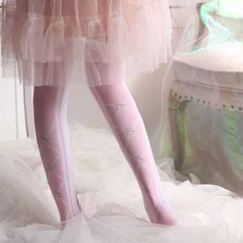 120D Mehko sestra Lolita zajec stegno nogavice risanka srčkan fan nogavice visokimi nogavicami double-sided (obojestransko tiskanje COS nogavice