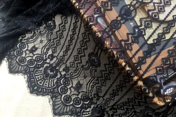 150 CM oblačila trepalnic čipke tkanine DIY obleko, krilo prtom dekoracijo doma zavese šal materiala