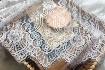 150 CM oblačila trepalnic čipke tkanine DIY obleko, krilo prtom dekoracijo doma zavese šal materiala