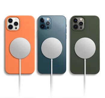 15W Magnet Brezžični Polnilnik za iPhone12 Pro Max Mobilni Telefon Magnetni brezžični Polnilec Magsafe Za iPhone Mini 12