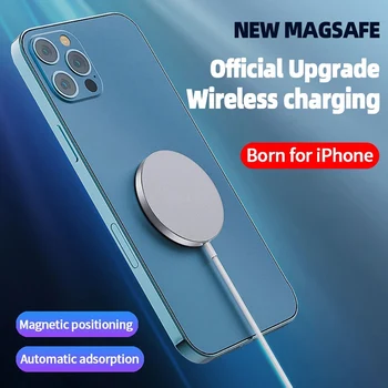 15W Magnetni MagSafe Brezžični Polnilnik Za iPhone 12 Max Pro Mini Standard Qi Hitro Magnet Polnilec Za Samsung Za Huawei Polnjenje