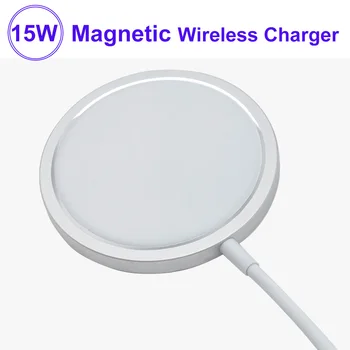 15W Magnetni MagSafe Brezžični Polnilnik Za iPhone 12 Max Pro Mini Standard Qi Hitro Magnet Polnilec Za Samsung Za Huawei Polnjenje