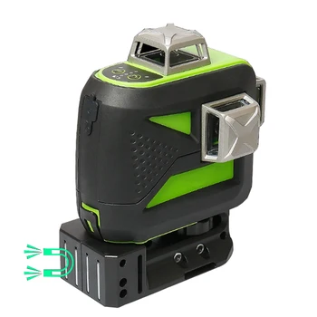 16 Linij 4D Laser Ravni green line Self-Izravnavanje 360 Vodoravno In Navpično Super Močan Laser ravni zeleni Žarek laserski ravni