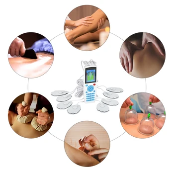 16 Načini Električne Massager Digitalni Tens Terapije Pralni za Telo Nazaj Vratu Lajšanje Bolečin Zdravstvenega Varstva Orodja za Sporočilo Relaxatio