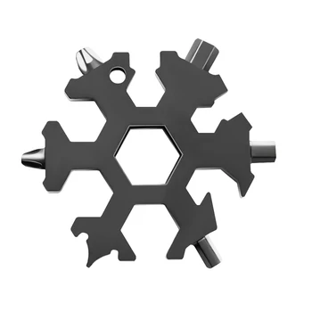 18-v-1 Snežinka Multi-Tool Prenosnih Pocket Orodje Klešče za Izdelavo Kombinacija Meritev Ključa Nastavite Vtičnico Ključa Matica Orodje za Popravilo