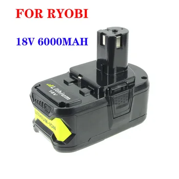 18V 6000mAh Li-ionska Akumulatorska Baterija za Ryobi EDEN+ brezžično električno Orodje BPL1820 P108 P109 P106 P105 P104 P103 RB18L50 RB18L40