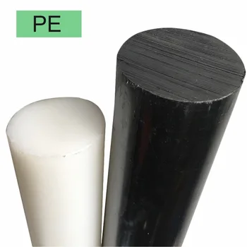 1m(bo znižal za 2pcs) Črno Bel Ultra-polimer Polietilen palico HDPE palico UHMW palico obdelavo dia.10 mm~45 mm