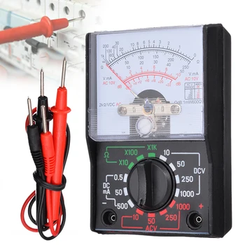 1pc Merjenje Analogni Multimeter Električni Tokokrog Večnamenski Tester AC DC Voltov OHM-Ročni Inštrument