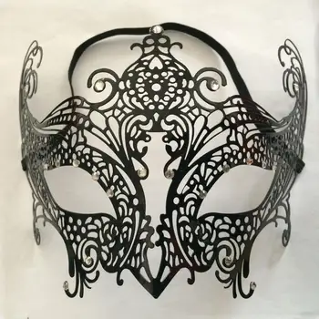 1PCS Nosorogovo kovinsko Oči Masko Stranka Maske Za Maškarada Halloween Beneški Pustni Kostumi Maske Za Anonimni Masko
