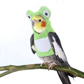 1pcs Ptica Papiga Lepe Obleke za Zeleno Lice Conure Parakeet Cockatiels Golobov Halloween Cosplay Hišne Potrebščine