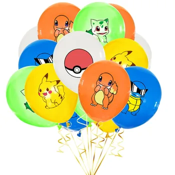 1Set Pikachu Balon Otroci Rojstni dan Dekoracijo Balon Pokemon Stranka Baby Tuš Dekor Globos