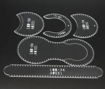2 določa Usnje Orodja Akril Model Set za Shranjevanje Obliko Podkve Torbici DIY Ročno Predlogo