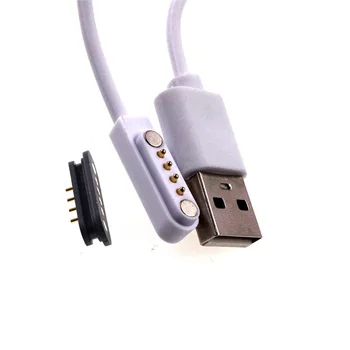 2 kompleta Magnetnih Skakal pin 4 Pin priključek USB Kabel za Polnjenje prenos Podatkov A Tip Moški 600 mm Ženski PCB Magneti 4 pozicije Stik