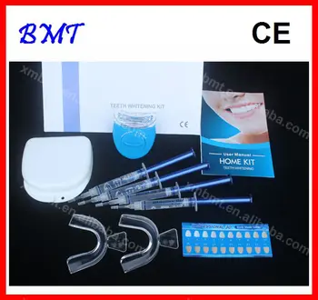 2 kompleta/veliko Pro Začetni Komplet za Beljenje Zob Zobna Beljenje Sistem s 44% Carbamide Peroksid Belih Zob Gel CE FDA Odobrila