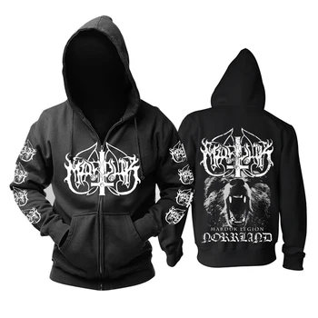 2 modeli Kul 3D Medved Marduk Band Rock Hoodies shell jakna Vrhnja oblačila hardrock Smrti Punk Black Metal Bombaž Majica