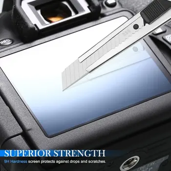 2 Pack 9H Kaljeno Steklo LCD Screen Protector za Sony A7 A7S II / A7R II A7 III A9 A7 A5100 A6500 A5000 A6300 A6000 NEX 5 6 7 3