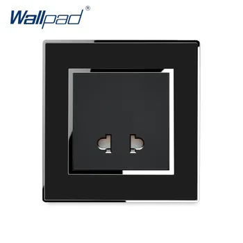 2 Pin električno Vtičnico Wallpad Luksuzni Zidno Električno Vtičnico Ogledalo Akrilna Plošča 16A AC110~250V