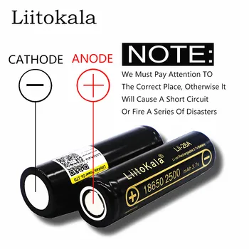 2 unids prvotne lii-25a liitokala 3,7 v 2500 mah baterias recargables par samsung 18650 bateria DE descarga 30a/e-cigarri