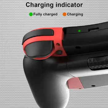 2 v 1 Krmilnik za Igre Ročico Polnjenja Gamepad Oprijem S Kartico primeru, LED Indikator Igranje Oprijem Palčko Za Nintendo Stikalo Joycon