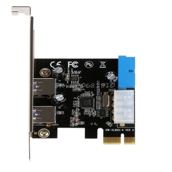 2 Vrata, PCI Express, USB 3.0 Sprednji Plošči s krmilno Kartico Tok 4-Pin & 20 Pin Čisto Nov Padec Ladijskega prometa