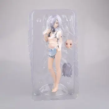 20 cm Q-šest kopalke Dolge Lase, kratke lase ver Seksi dekleta Akcijska Figura, japonski Anime PVC odraslih figuric igrače Anime številke