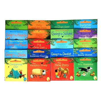 20 Knjig/Set Zgodba Za Otroke Slikanic Otroke, Otroška Zgodba Slavnega Angleškega Otrok Knjigo Farmyard Zgodbe Zgodba Eary Izobraževanje